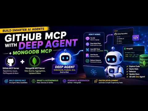 21. Deep Agents + GitHub MCP + MongoDB MCP | Build an Autonomous AI Developer 🚀 #llm #agenticai