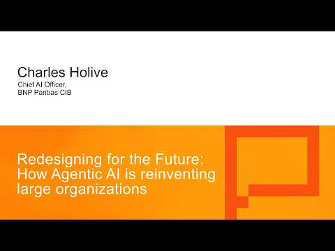 How Agentic AI is reinventing large organizations | AI Now Summit 2026