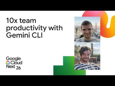 10x productivity with the Gemini CLI