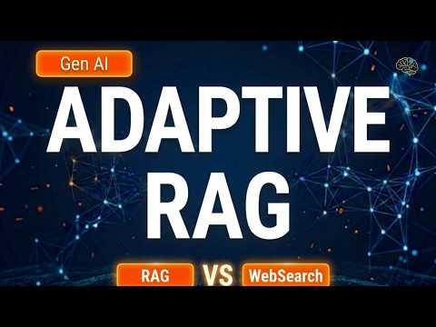 Adaptive RAG Explained in Tamil | LangChain + FAISS + Python | Real Project (2026)